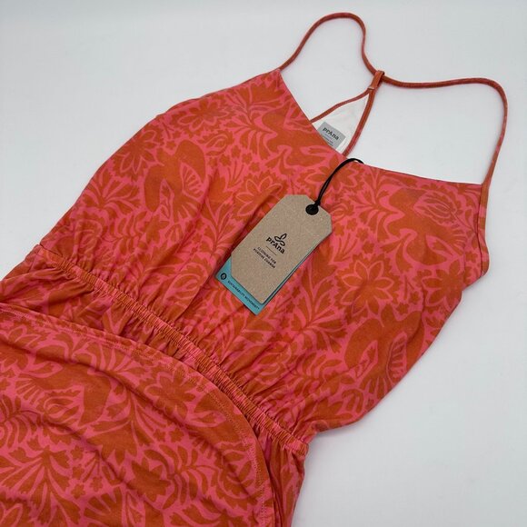Prana Dresses & Skirts - prAna Women's Ayla V-Neck Spaghetti Strap Summer Dress, Fresca Flora Fauna
